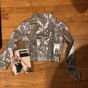NWT Cheer Fantastic metallic jacket